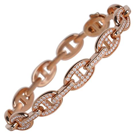 bracelet hermes chaine d'ancre occasion|hermes diamond bangle bracelet.